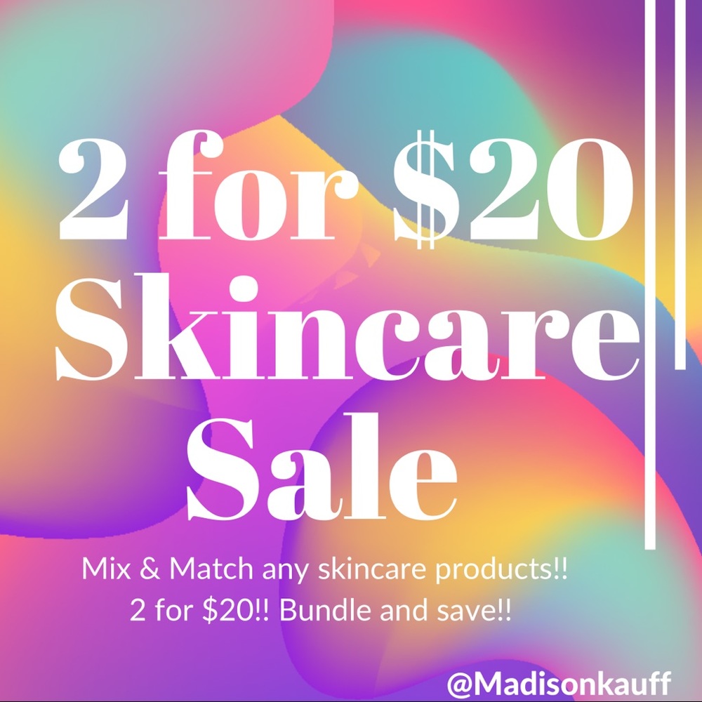 💄2 for $20 SKINCARE SALE💄